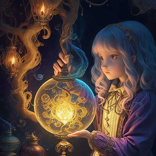 La lámpara de la felicidad y el placer chica Asarex