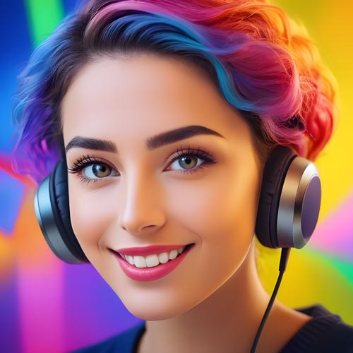 La luz apagada de una mujer mujer en videollamada Asarex