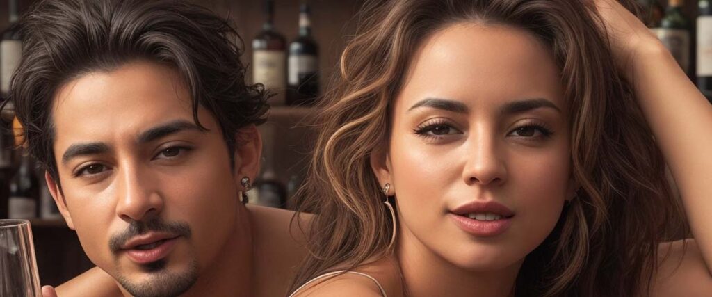 De joven a viejo, mirando atrás pareja Asarex